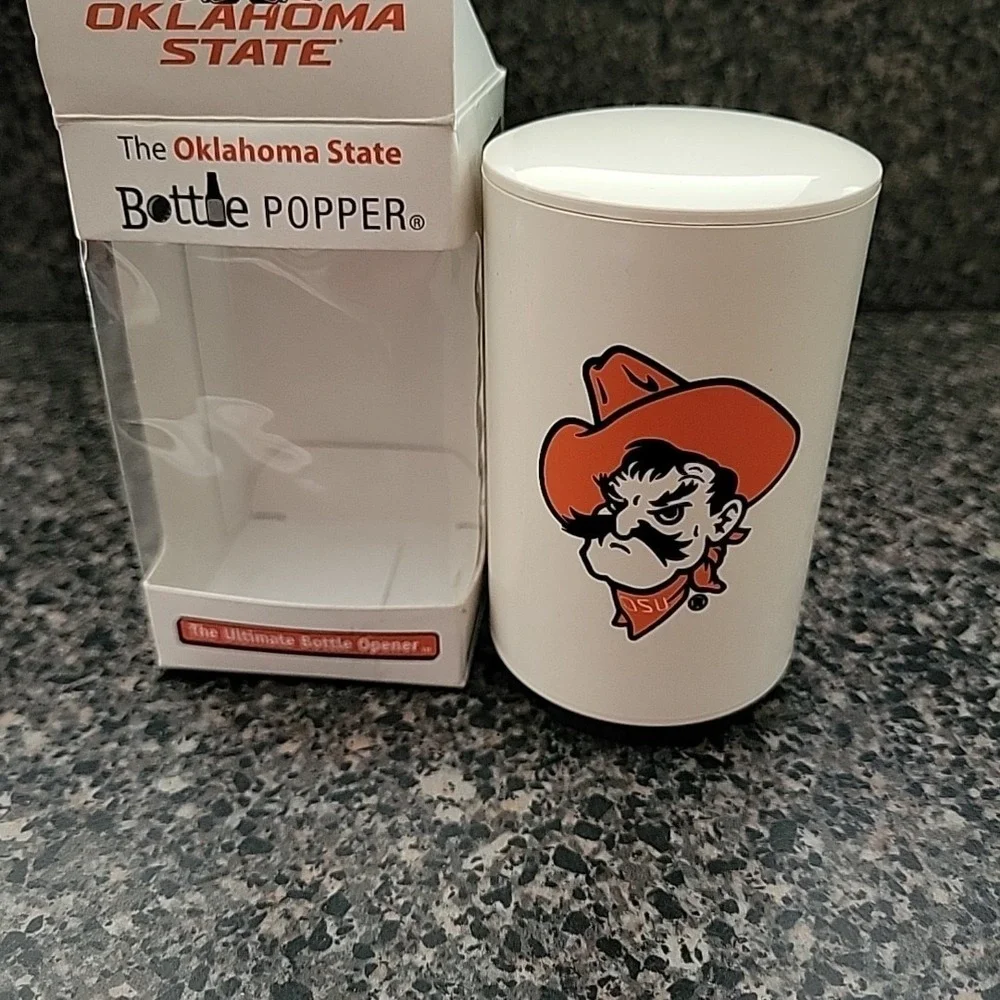 OSU Oklahoma‎ State Bottle Popper Ultimate Bottle Opener NCAA Football Tailgate